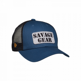 SAVAGE GEAR Logo Badge Cap Teal Blue šiltovka