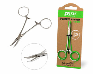 ZFISH Pean Zahnutý Forceps Curved
