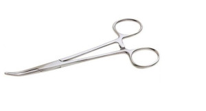 ZFISH Pean Zahnutý Forceps Curved