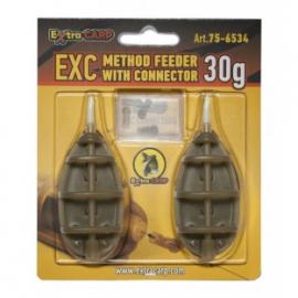 EXC Krmítko Method Feeder with Connector - 2ks