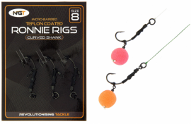 NGT Montáž Ronnie Rig & Teflon Hooks 3 pcs