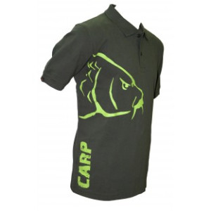 Zfish Tričko Carp Polo T-Shirt Olive Green