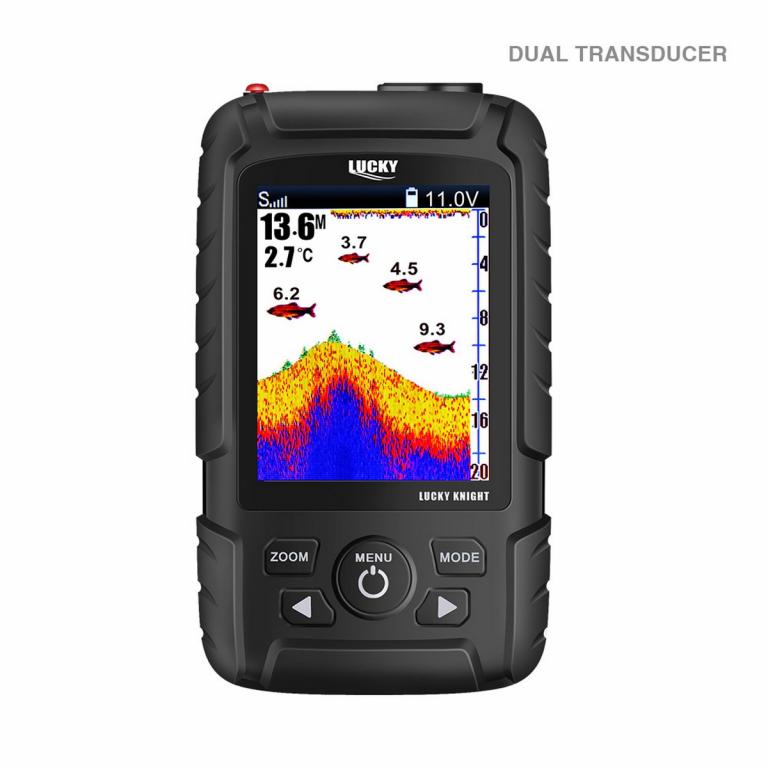 LUCKY KNIGHT bezdrátový ručný sonar s farebným displayom
