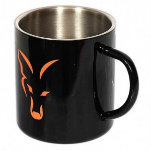 FOX Stainless Black XL 400ml Mug  hrnček