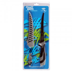 Giants fishing Filetovací nůž 7 Fillet knife with sharpener ( Easy clean sheath )