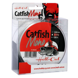 Vlasec Hell-Cat Catfish Mono Clear 300m|0,50mm, 15,3kg