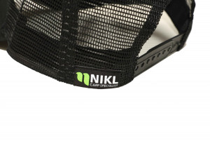 Kšiltovka Síťovaná Black Nikl Logo