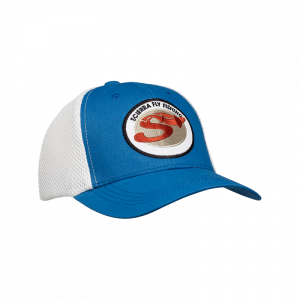 SCIERRA Badge Baseball Cap Tile Blue