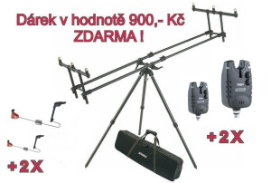 AKCE - Tripod Premium + ZDARMA 2 x Hlásič EASY blue & green a 2 x Swing Arm no.130 blue & green
