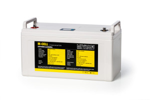 MIVARDI Lithiová baterie M-CELL 24V 100Ah + 20A nabíječka