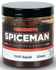 MIKBAITS Spiceman Chilli Squid 250ml boilies v dipe