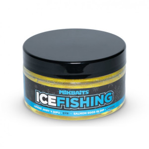 MIKBAITS Ice Fishing - lososie ikry v dipe 100ml 