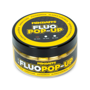 MIKBAITS Fluo Pop-up Boilies 100ml - 10mm 