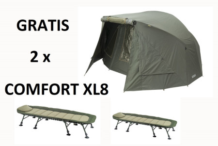 MIVARDI New Dynasty XL + Přehoz + 2x lehátko Comfort XL8