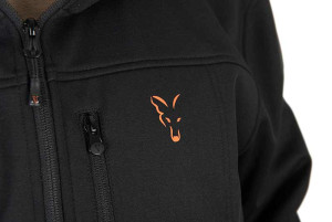 Fox Collection Soft Shell Jacket Black & Orange