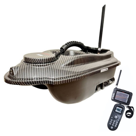 BOATMAN ACTOR PRO s GPS, ECHOLOTEM a výklopníkem 10Ah baterie- Carbon
