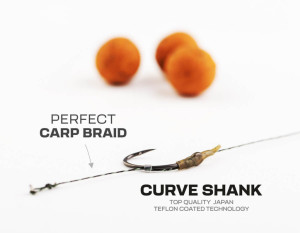 ZFISH Návazec Curve Shank Carp Rig