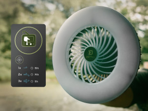 Ventilátor so svetlom Delphin Ventix