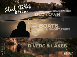 ZFISH Prut Black Stalker 9ft/2,75lb