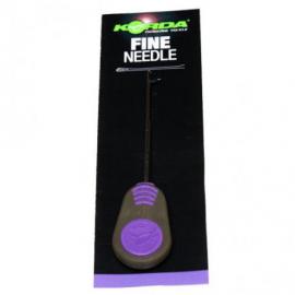 KORDA Fine Latch Needle 7cm purple handle
