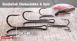 REDBASS Dvojháček Cheburashka & Spin 5ks