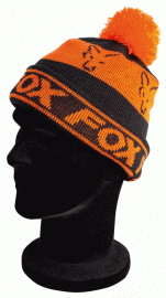 FOX Orange & Black Lined Bobble