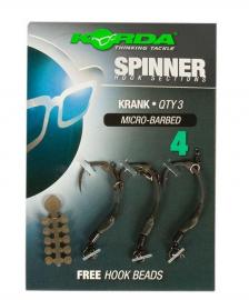 KORDA Spinner Hook Sections Krank nadväzec