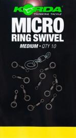 KORDA Micro Rig Ring Swivel Medium obratlík