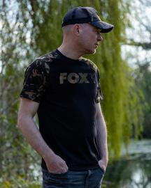 FOX Raglan T-Shirt Black/Camo