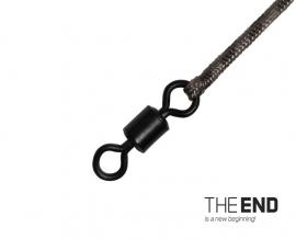 Nadväzec THE END Leadcore + swivel / 3ks