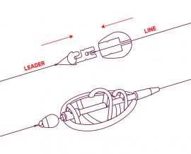 Rýchlovýmenný systém nadväzcov Delphin Q-METHOD / 10ks